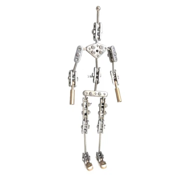 Stop motion skeletas metalo sujungta skeletas simbolių formų skirti polimero molis, išsilavinimą, įrankius Gyvūnų skeletas