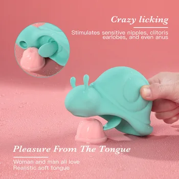 Nauja siunta Suaugusiųjų Sekso Žaislas Kochlearinius Karvė Čiulpti Mielas Mažai Šuolis Kiaušinių Moterų Orgazmas LickingTongue G Spot Vibratoriai Moterims