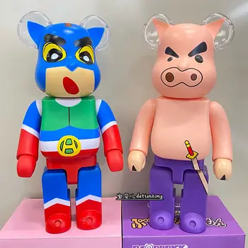 Bearbrick 400% 28cm Žaislas Lėlės Modelio Anime Pav Veiksmų Skaičius, Kietas Kawaii Statula Apdailos Kolekcines Mergina Dovana Vaikui, vaikų Žaislų
