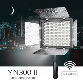 Yongnuo YN300 III YN300III LED Vaizdo Šviesos, Kamera, Šviesos Bi-Color 3200k-5500K Belaidžio Nuotolinio valdymo Apšvietimo DV Canon Nikon