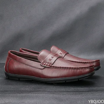 Mokasīni Vyrų Atsitiktinis vasaros batus, Dydis 40~45 plokšti batai, prekės ženklo dizaineris batai patogus mados Mokasinai vyrams
