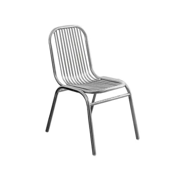 XX41Stainless plieno atgal-iki kėdės Lauko kėdė biuro back-up kėdė Modernių namų valgomojo kėdės, stalai kėdės tinklo raudona kėdė