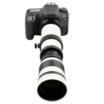 420-800Mm Artinimo Objektyvą Rankinis Zoom Objektyvas SLR Fotoaparato Objektyvas Tinka Canon Fotoaparatams
