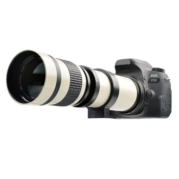 420-800Mm Artinimo Objektyvą Rankinis Zoom Objektyvas SLR Fotoaparato Objektyvas Tinka Canon Fotoaparatams