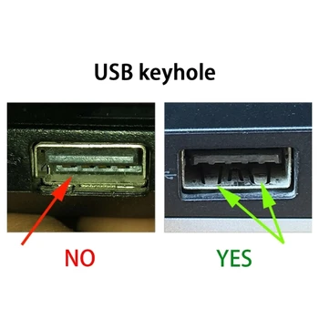 4 Skaitmeninis Universalus Užraktas USB Nešiojamojo kompiuterio Saugumo Kabelio Užraktas Nešiojamas Kompiuteris LX9A