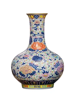 Jingdezhen Keramikos Vaza, Porceliano Dekoravimo, Antikvarinis Mėlynos ir Baltos spalvos Porceliano Naujas Kinų Stiliaus Kambarį Gėlių Išdėstymas