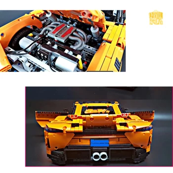 SS-43401 JMT - PROPA GDTII Sporto Automobilio Modelį Su PDF Brėžinius LEGOI Statybiniai Blokai, Plytos Vaikai 