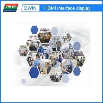 DWIN 7 Colių 1024 x RGB×600 IPS LCD Capacitive Jutiklinis Ekranas Aviečių Pi 4 HDW070_A5001L