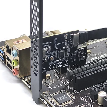 NAUJAS Pridėti Kortelės PCI Express 2.0 X1 USB 3.2 Gen1 TIPAS-E Card PCIe Priekiniai Tipas-C Adapter Stove USB3.1 Gen1 A-RAKTAS 5Gb Plėtros Kortelę