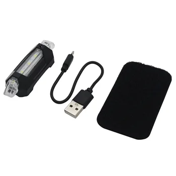 VULPO USB Įkrovimo Taktinis Šalmas Signalas, Šviesos, Dviračių Įspėjamoji Lemputė Airsoft Medžioklės Gelbėjimo Lempos
